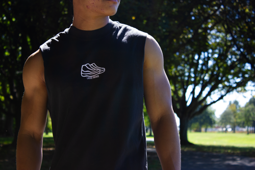Laced Vintage Faded Black Tank