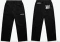 Laced Vintage Black Relaxed Cuffless Track Pants