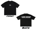 Laced Vintage Plain Black Tee