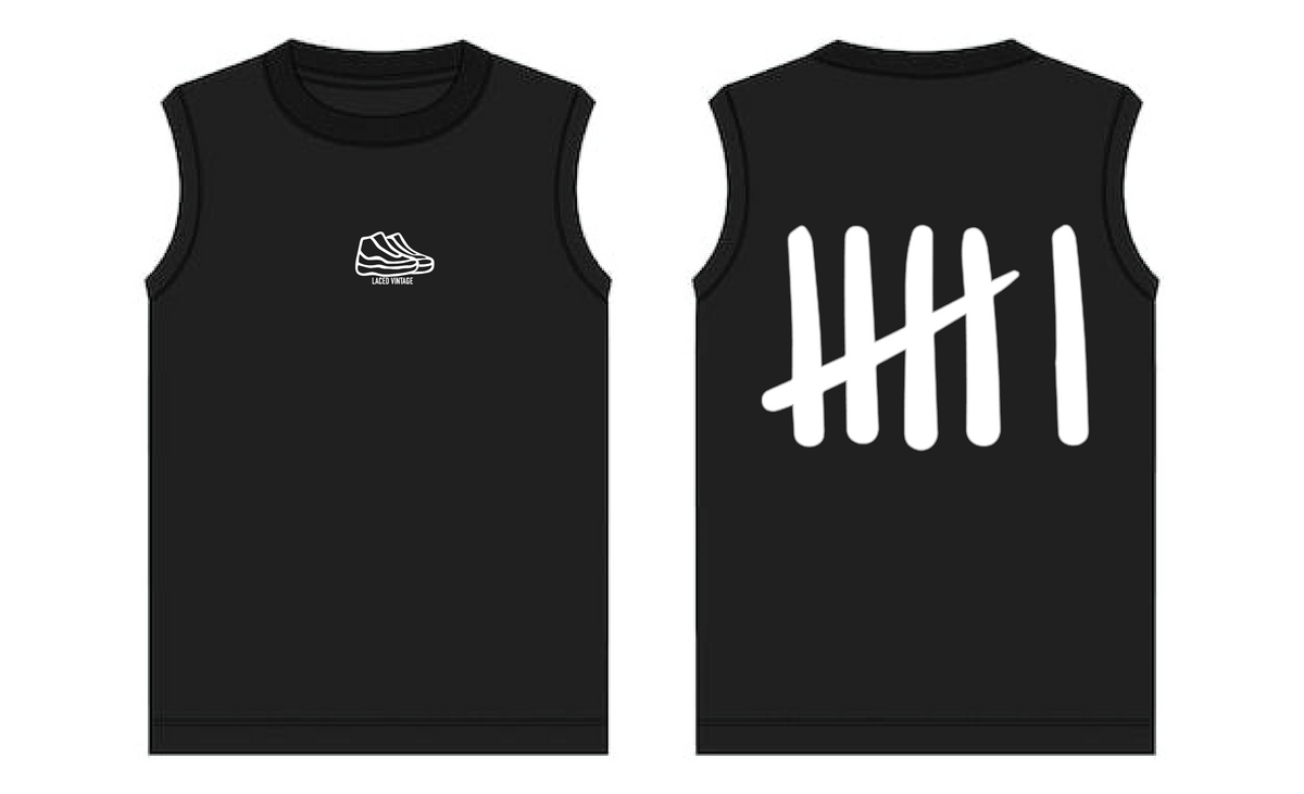 Laced Vintage Faded Black Tank